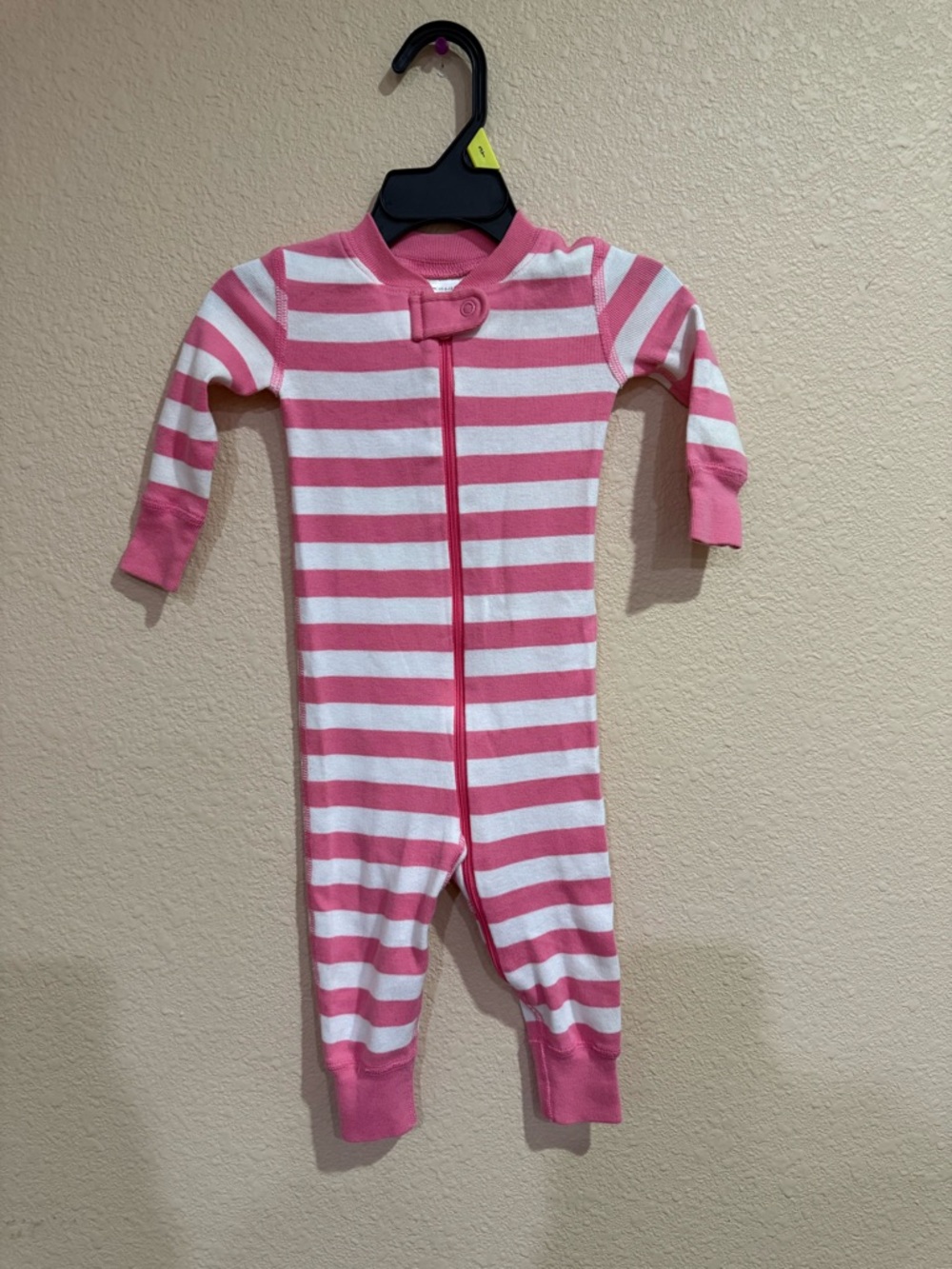 Hanna Andersson Pink & White Striped 6-12 months
